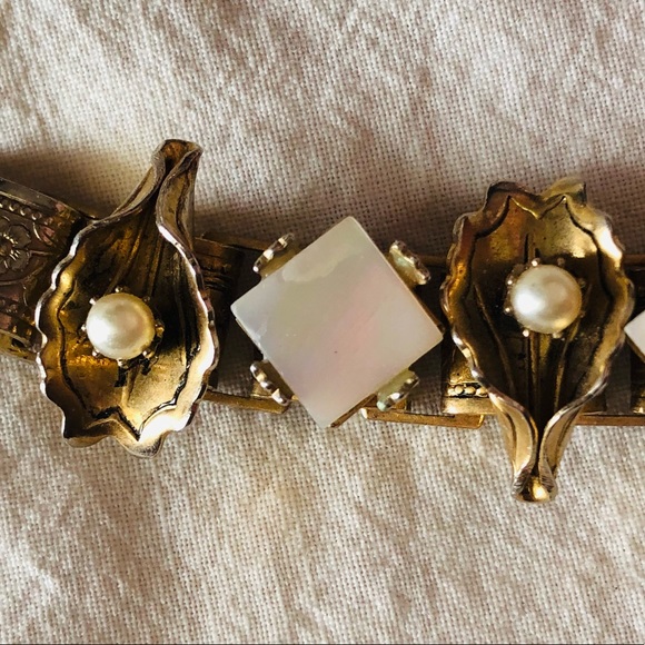 Mother of Pearl Vintage bracelet. - Picture 5 of 5